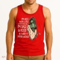 Funny I'm Sage And Hood And I Wish A M'Fer Would Tank Top thumb 3