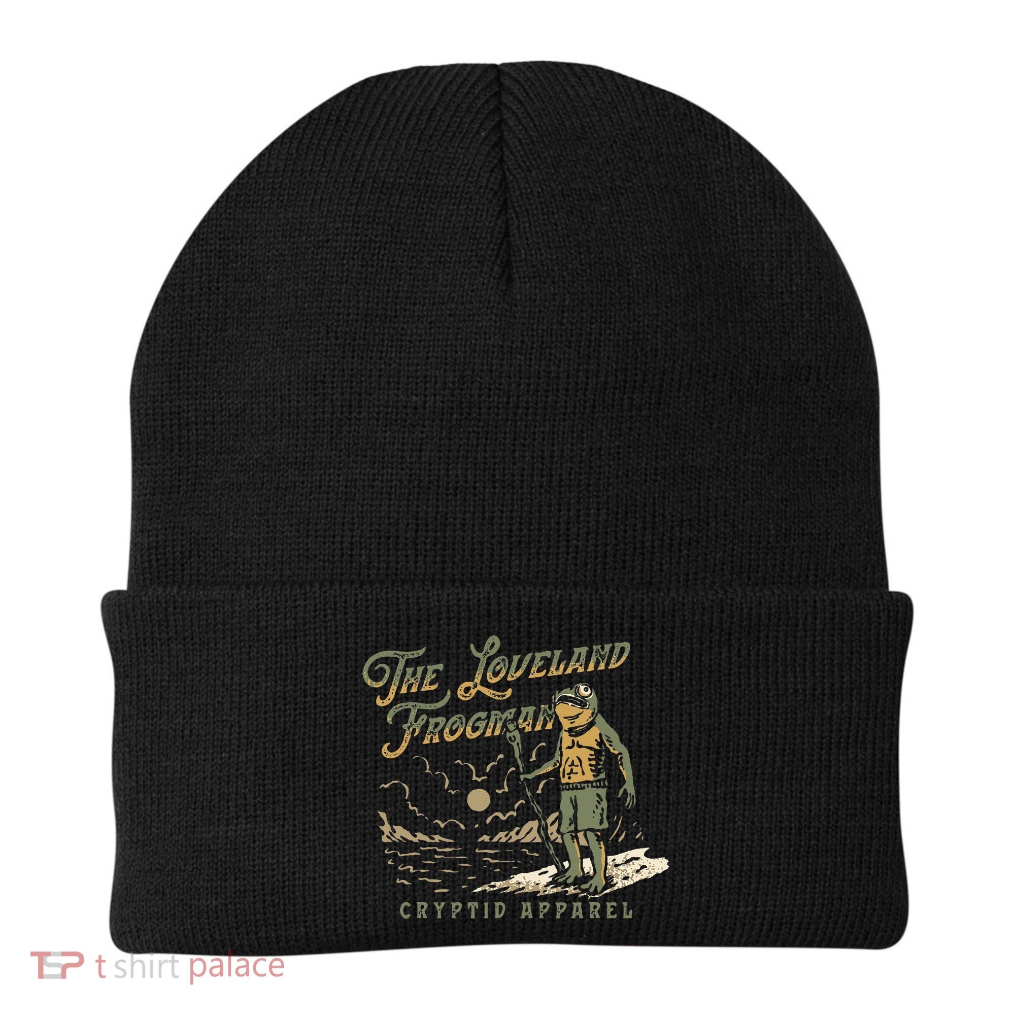 Frog I Saw The Loveland Frogman Beanie