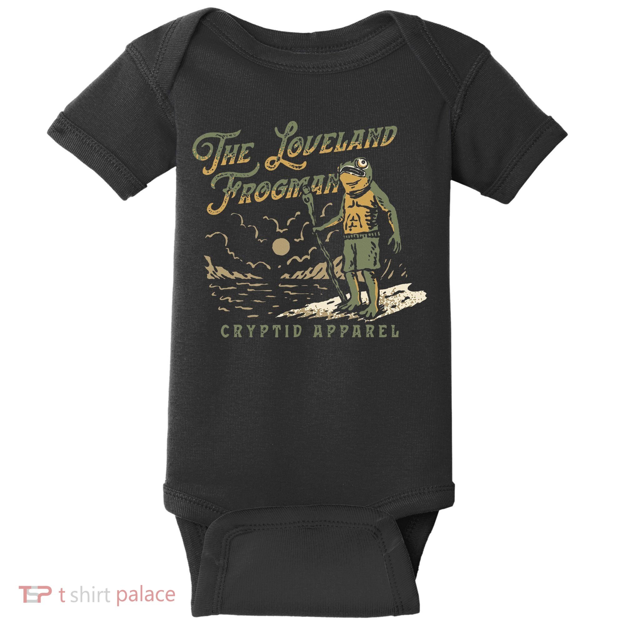Frog I Saw The Loveland Frogman Baby Bodysuit