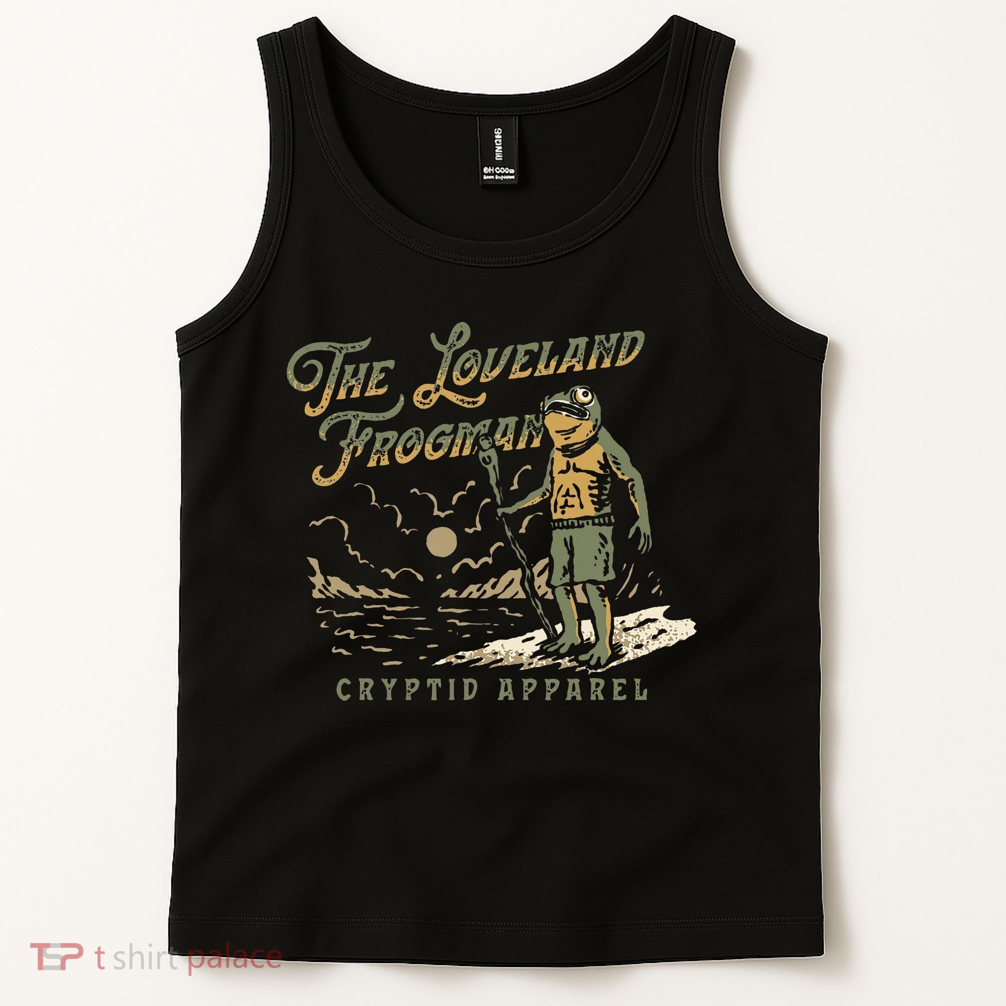 Frog I Saw The Loveland Frogman Tank Top