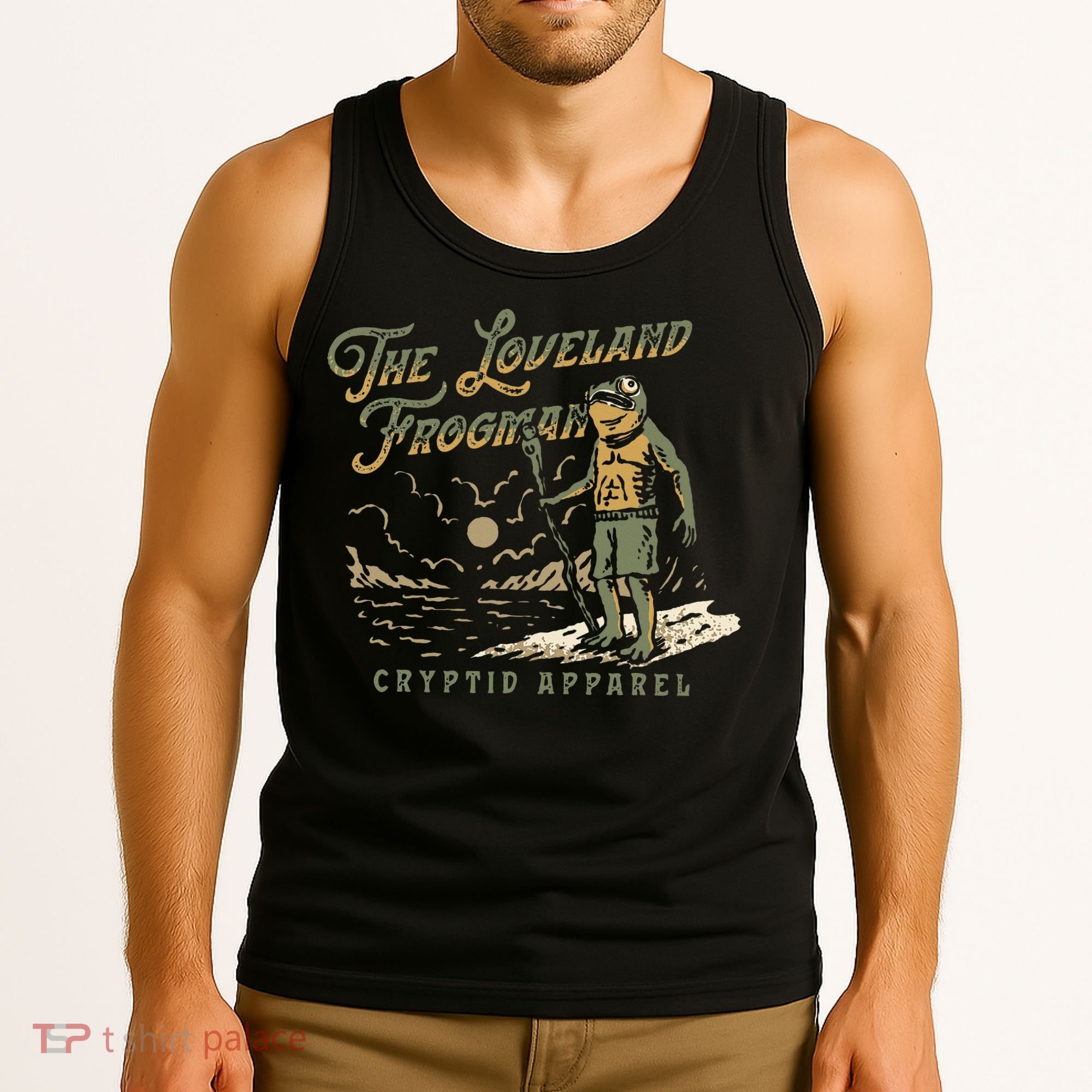 Frog I Saw The Loveland Frogman Tank Top