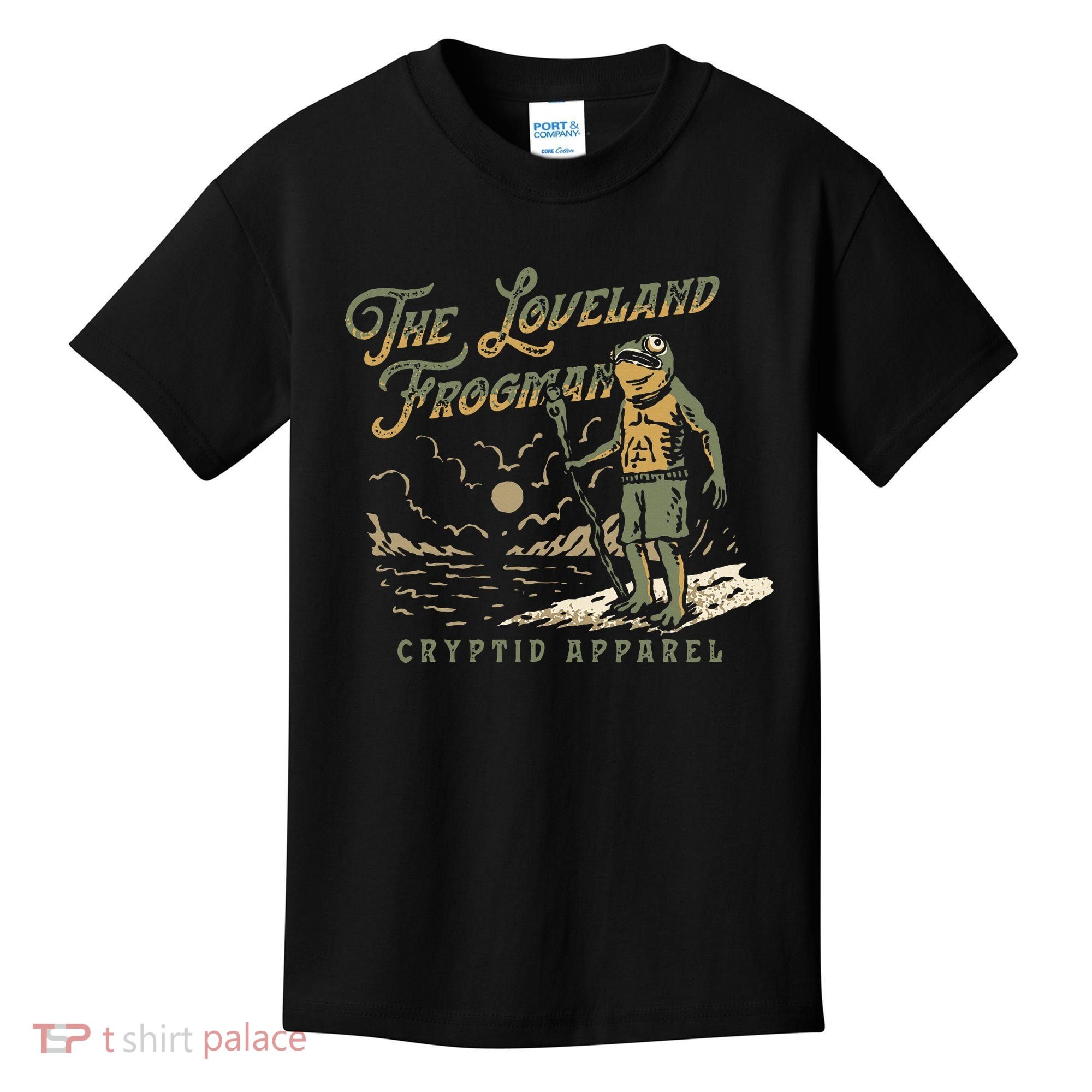 Frog I Saw The Loveland Frogman Kids T-Shirt