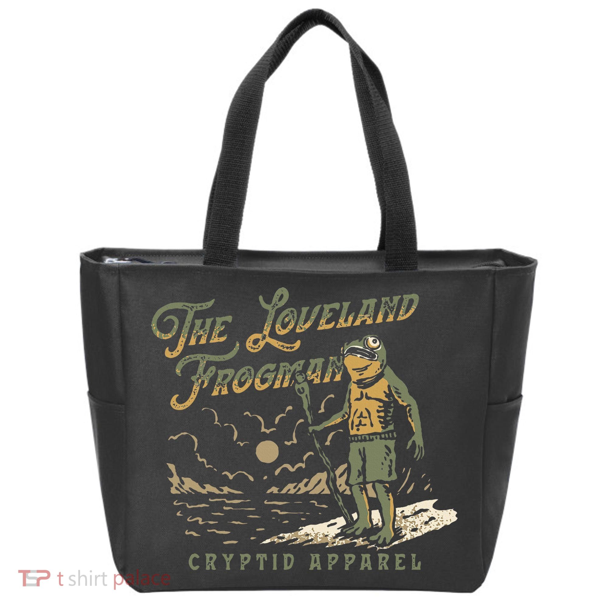 Frog I Saw The Loveland Frogman Tote Bag
