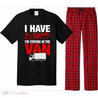 Funny IM Staying In Tha Van Phasmophobia Gift Gift Pajama Set thumb 0