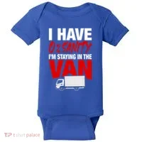 Funny IM Staying In Tha Van Phasmophobia Gift Gift Baby Bodysuit thumb 0