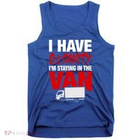 Funny IM Staying In Tha Van Phasmophobia Gift Gift Tank Top thumb 0