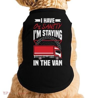 Funny IM Staying In Tha Van Phasmophobia Gift Doggie Tank