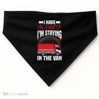 Funny IM Staying In Tha Van Phasmophobia Gift USA-Made Doggie Bandana thumb 0