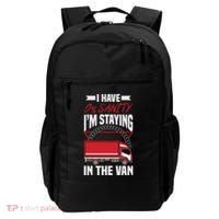 Funny IM Staying In Tha Van Phasmophobia Gift Backpack thumb 0