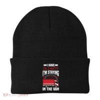 Funny IM Staying In Tha Van Phasmophobia Gift Beanie thumb 0