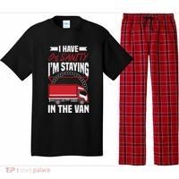 Funny IM Staying In Tha Van Phasmophobia Gift Pajama Set thumb 0