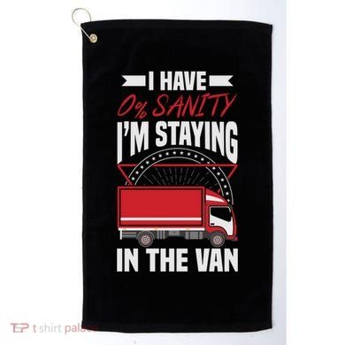 Funny IM Staying In Tha Van Phasmophobia Gift Golf Towel
