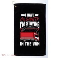 Funny IM Staying In Tha Van Phasmophobia Gift Golf Towel thumb 0