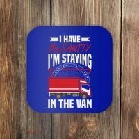 Funny IM Staying In Tha Van Phasmophobia Gift Coaster thumb 0