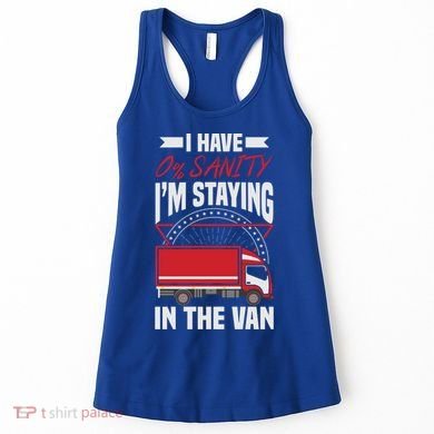 Funny IM Staying In Tha Van Phasmophobia Gift Women's Tank Top