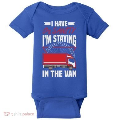 Funny IM Staying In Tha Van Phasmophobia Gift Baby Bodysuit