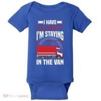 Funny IM Staying In Tha Van Phasmophobia Gift Baby Bodysuit thumb 0