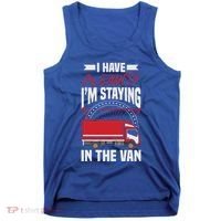 Funny IM Staying In Tha Van Phasmophobia Gift Tank Top thumb 0