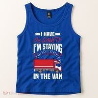 Funny IM Staying In Tha Van Phasmophobia Gift Tank Top thumb 2