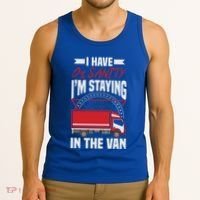 Funny IM Staying In Tha Van Phasmophobia Gift Tank Top thumb 3
