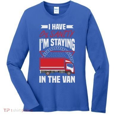 Funny IM Staying In Tha Van Phasmophobia Gift Women's Long Sleeve Shirt