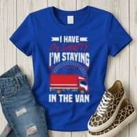 Funny IM Staying In Tha Van Phasmophobia Gift Women's T-Shirt thumb 3