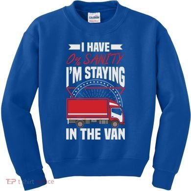 Funny IM Staying In Tha Van Phasmophobia Gift Kids Sweatshirt