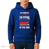 Funny IM Staying In Tha Van Phasmophobia Gift Kids Hoodie thumb 4