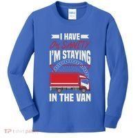 Funny IM Staying In Tha Van Phasmophobia Gift Kids Long Sleeve Shirt thumb 0