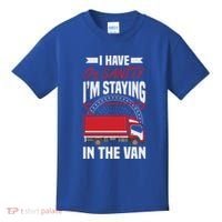 Funny IM Staying In Tha Van Phasmophobia Gift Kids T-Shirt thumb 0