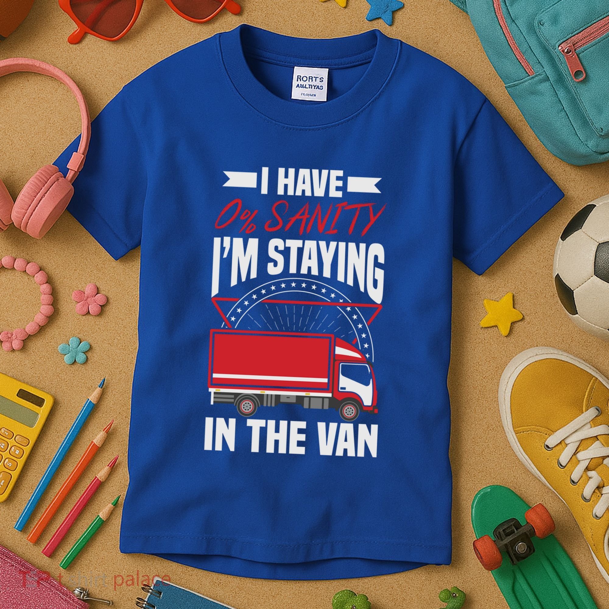 Funny IM Staying In Tha Van Phasmophobia Gift Kids T-Shirt