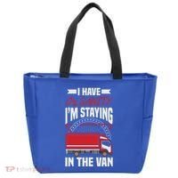 Funny IM Staying In Tha Van Phasmophobia Gift Tote Bag thumb 0