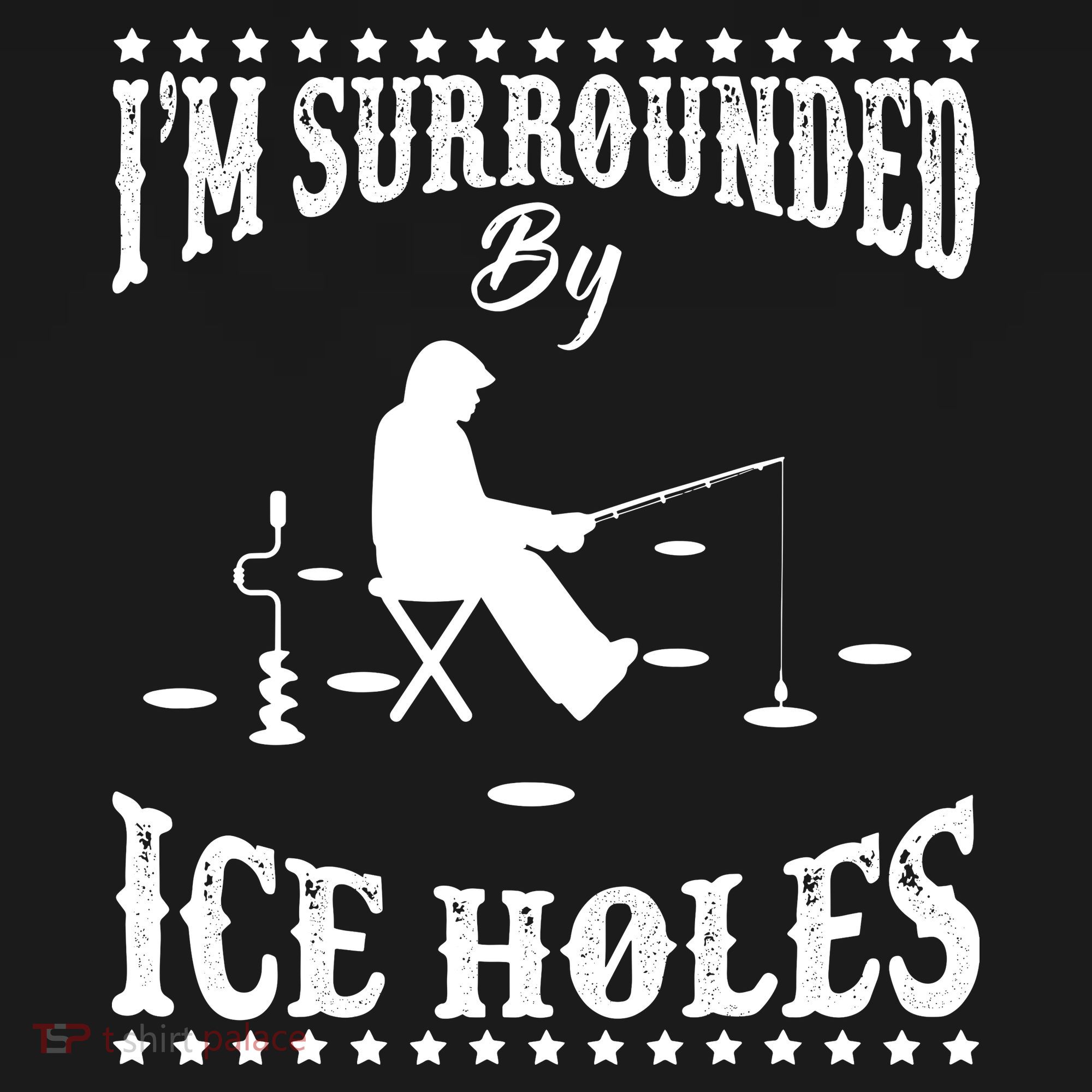 Funny I'm Surrounded By Ice Hole Ice Fishing Enthusiast Women's Hoodie