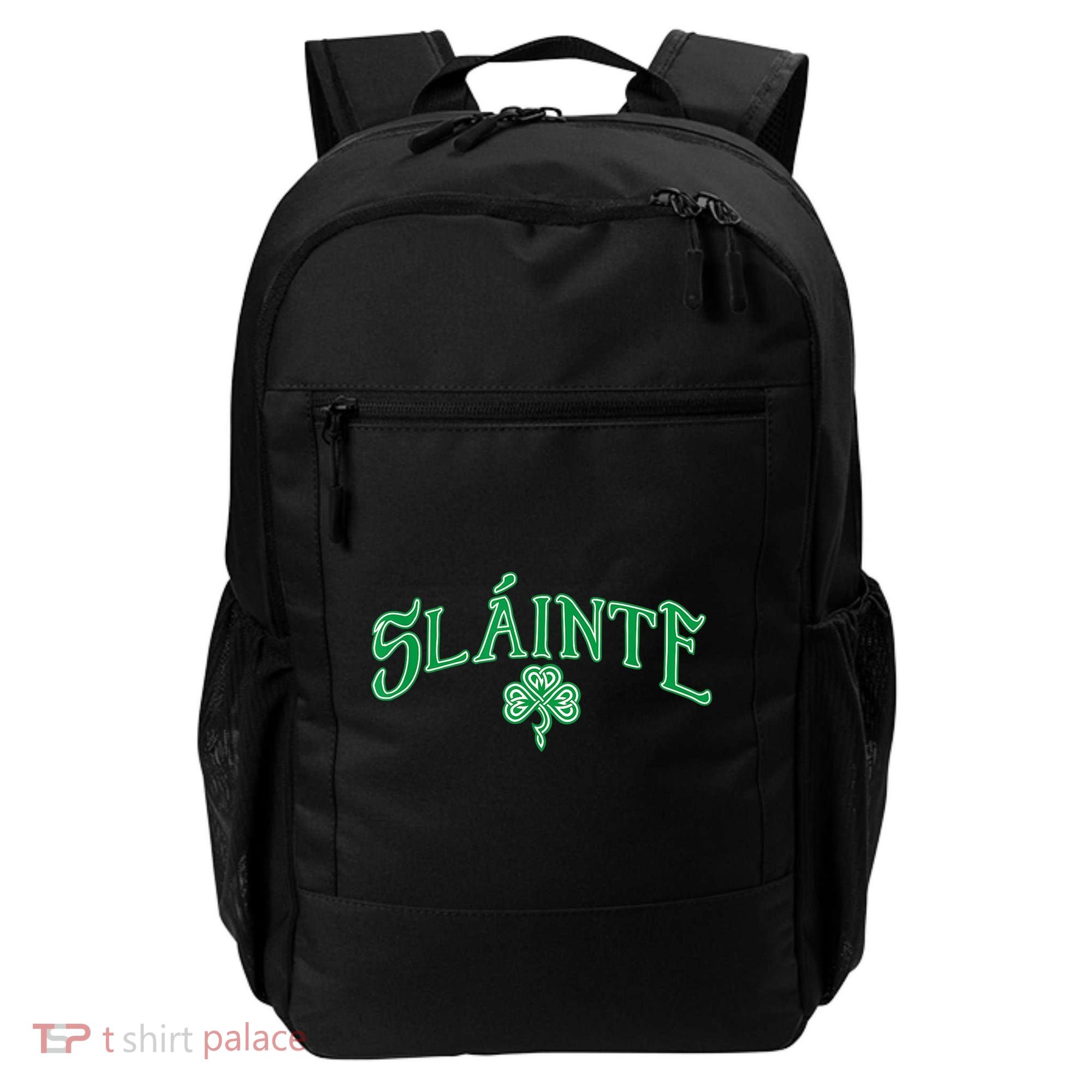Funny Irish Slainte Gaelic Cheers Gift Backpack