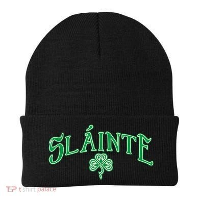 Funny Irish Slainte Gaelic Cheers Gift Beanie
