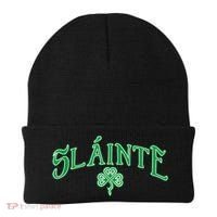 Funny Irish Slainte Gaelic Cheers Gift Beanie thumb 0