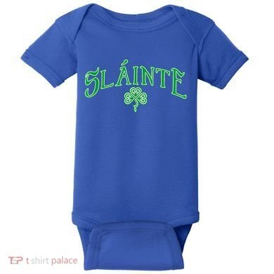 Funny Irish Slainte Gaelic Cheers Gift Baby Bodysuit