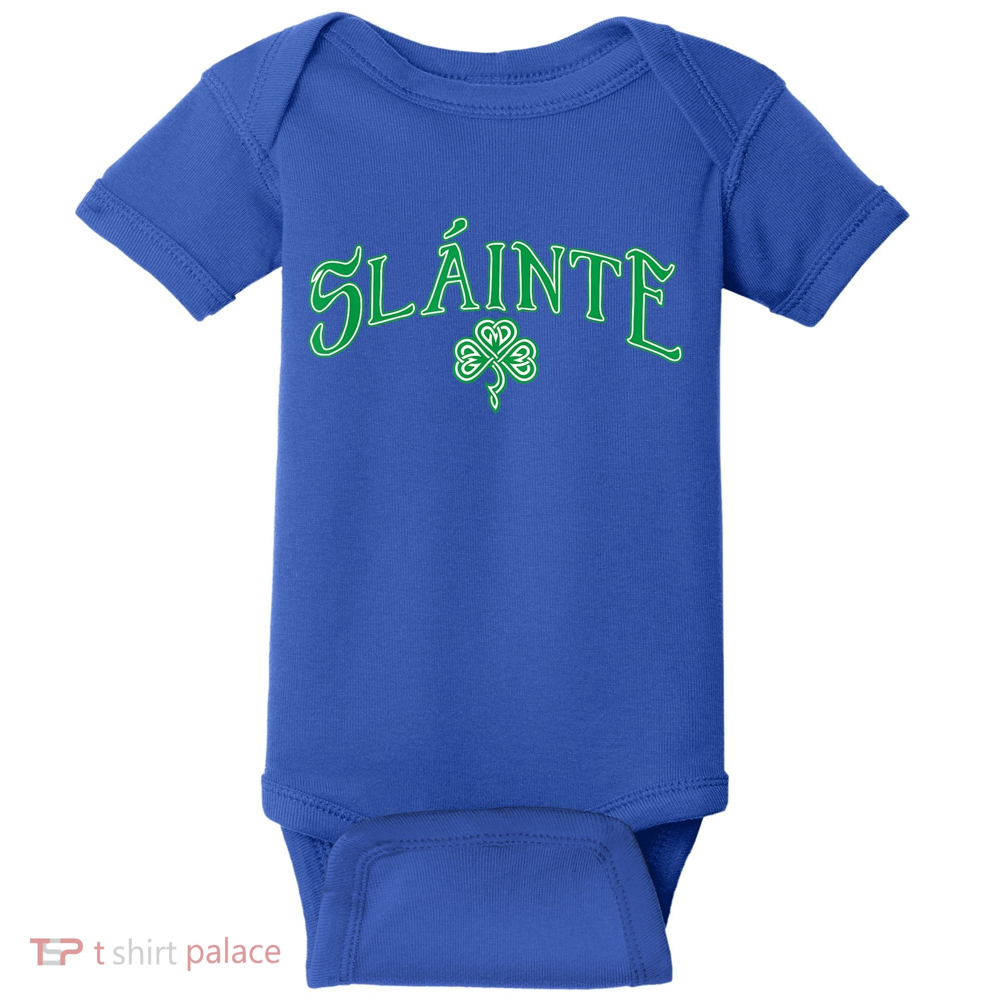 Funny Irish Slainte Gaelic Cheers Gift Baby Bodysuit