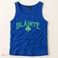 Funny Irish Slainte Gaelic Cheers Gift Tank Top thumb 2