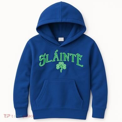 Funny Irish Slainte Gaelic Cheers Gift Kids Hoodie