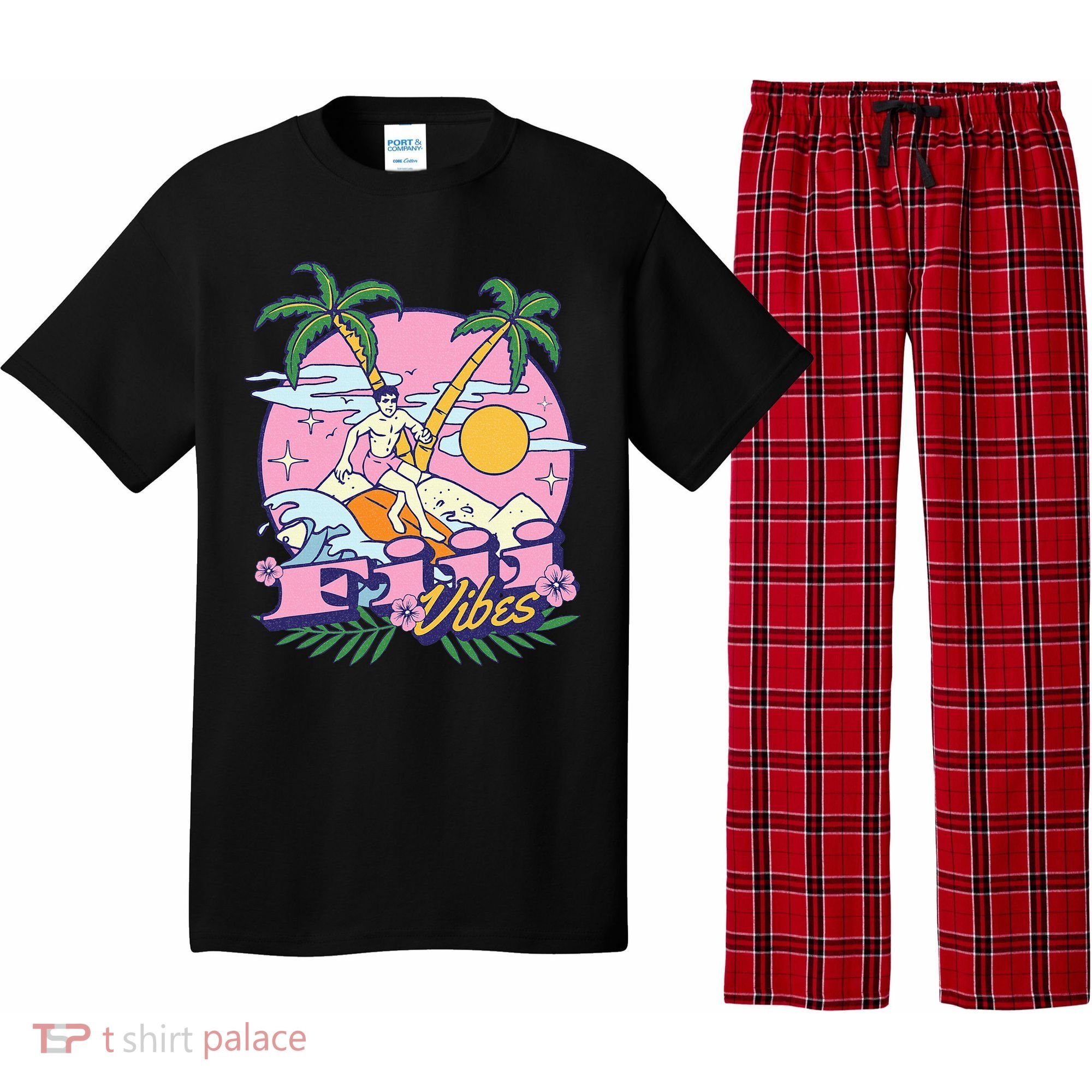 Fiji Islands Souvenir Fiji Pajama Set