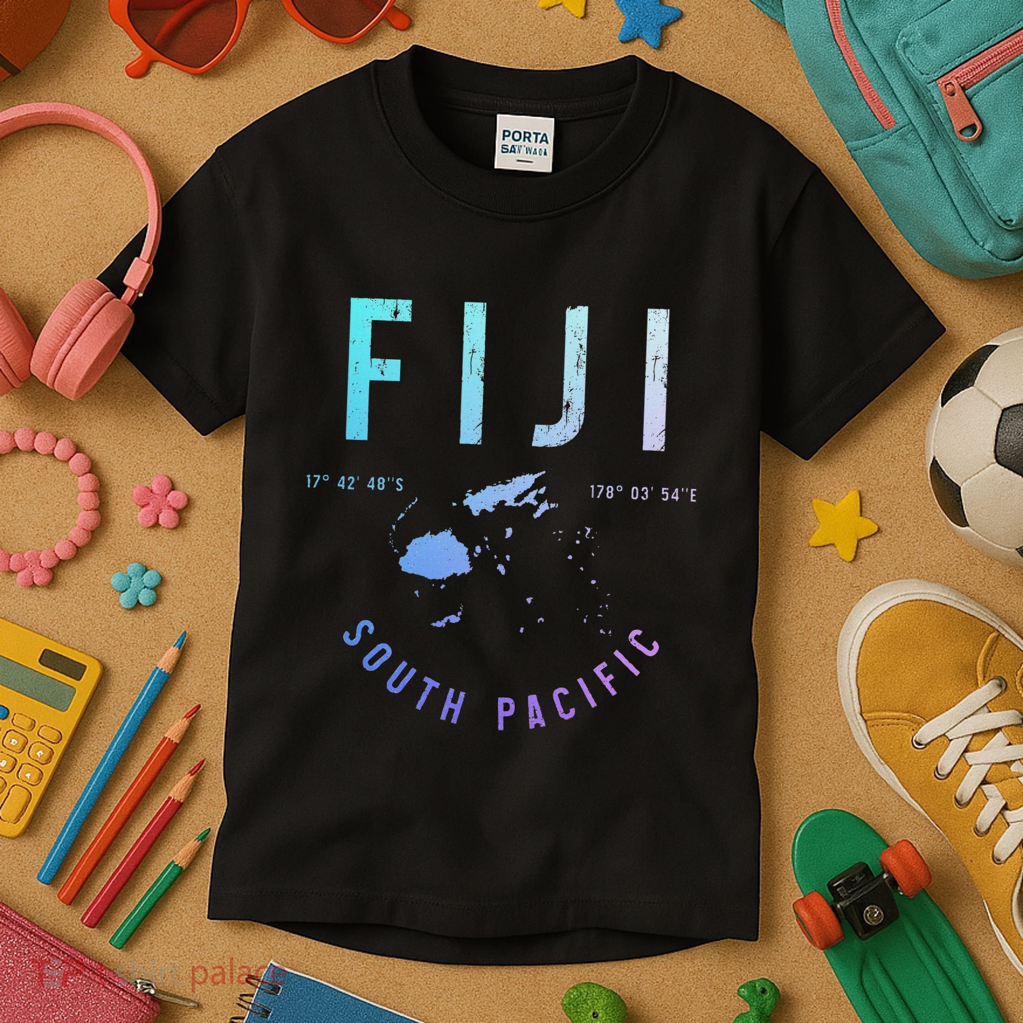 Fiji Islands South Sea Fiji Islands Souvenir Kids T-Shirt
