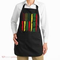 Free Ish Since 1865 With Pan African Flag For Juneteenth Apron thumb 2