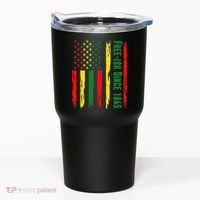 Free Ish Since 1865 With Pan African Flag For Juneteenth Tumbler thumb 0