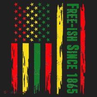 Free Ish Since 1865 With Pan African Flag For Juneteenth Tumbler thumb 3