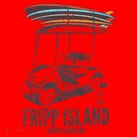 Fripp Island South Carolina Golf Cart Surfer Lowcountry Santa Hat thumb 1