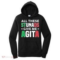 Funny Italian Saying All These Stunads Give Me Agita Women's Hoodie thumb 0