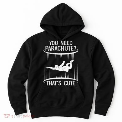 Funny indoor skydiving VNeck Hoodie