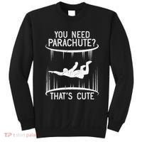 Funny indoor skydiving VNeck Sweatshirt thumb 0