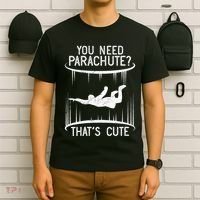 Funny indoor skydiving VNeck T-Shirt thumb 6